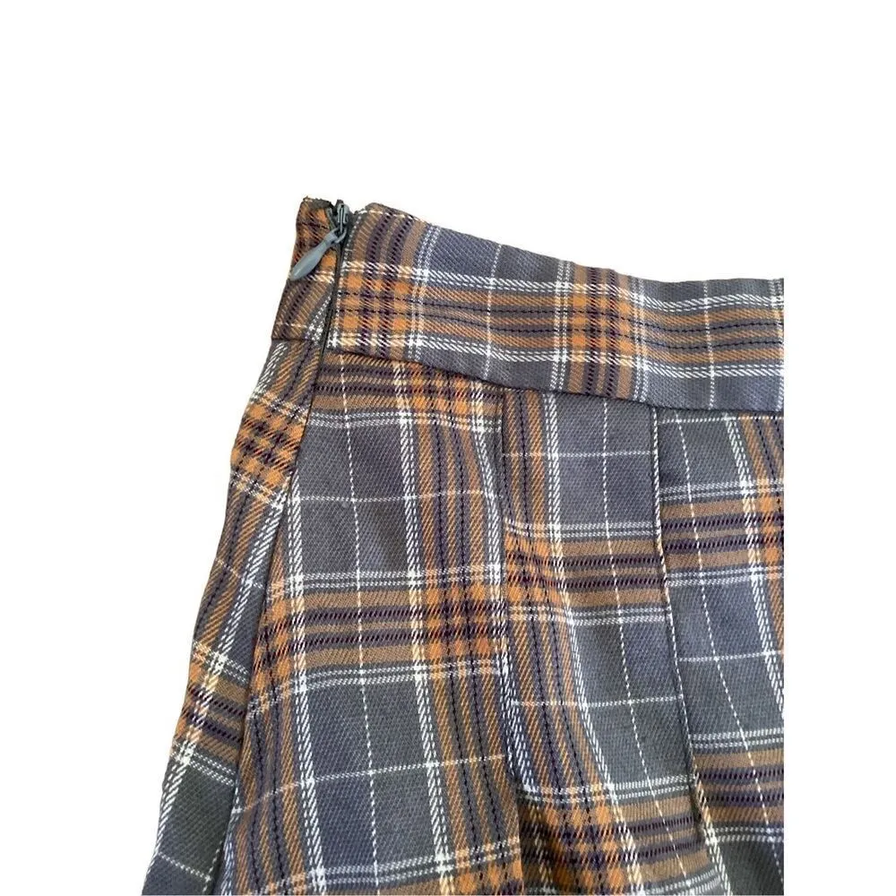 Shein Pleated Plaid Skirt Schoolgirl Preppy Punk Grunge - Image 3