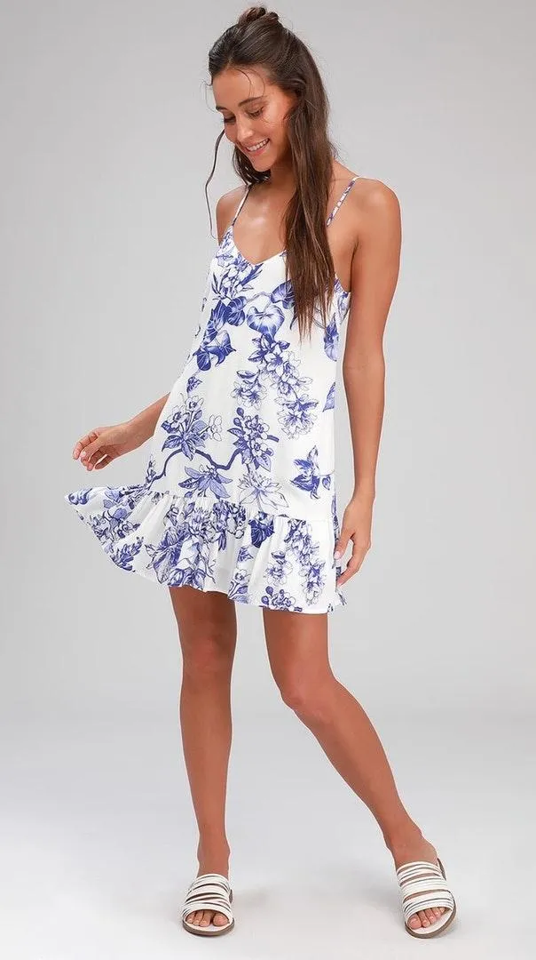Lulus Garden Bloom Floral Ruffled Shift Dress - Image 2