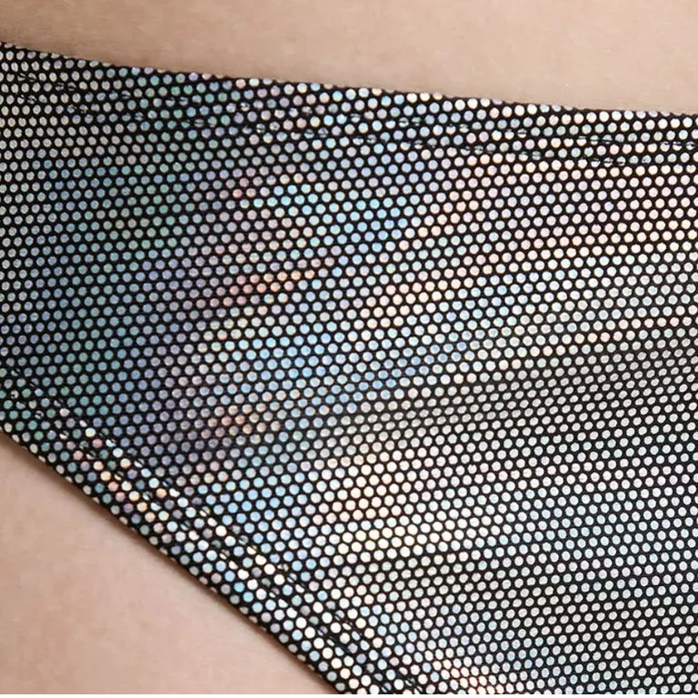 No Boundaries Holographic Knit Bikini size S - Image 9