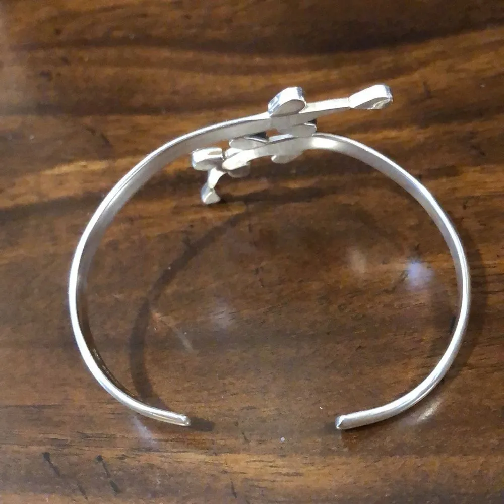 DOMINIQUE DINOUART DESIGNS DDD MEXICO Turquoise Sterling Silver Cuff Bracelet Blue - Image 8