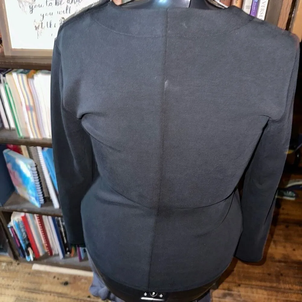 J Margaret Weaver elevated basics Kathleen S top Black - Image 2