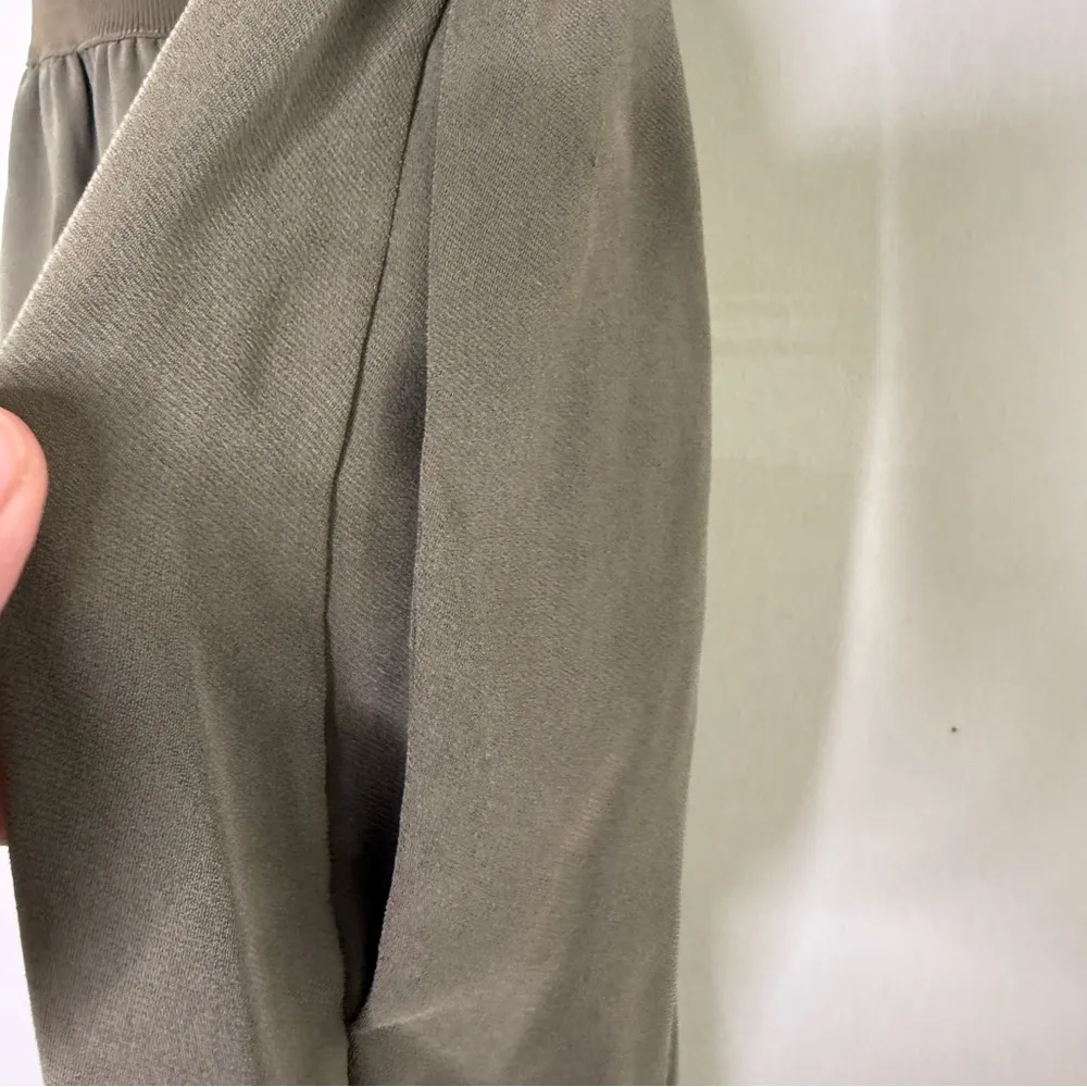 Theory Green Drapey Crepe Sleeveless Combo Jumpsuit – Size Small - Image 6