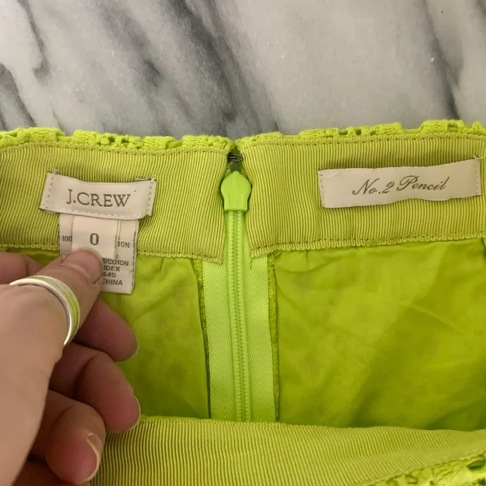 J.Crew | Kiwi Eyelet No.2 Pencil Skirt NWOT - Image 7