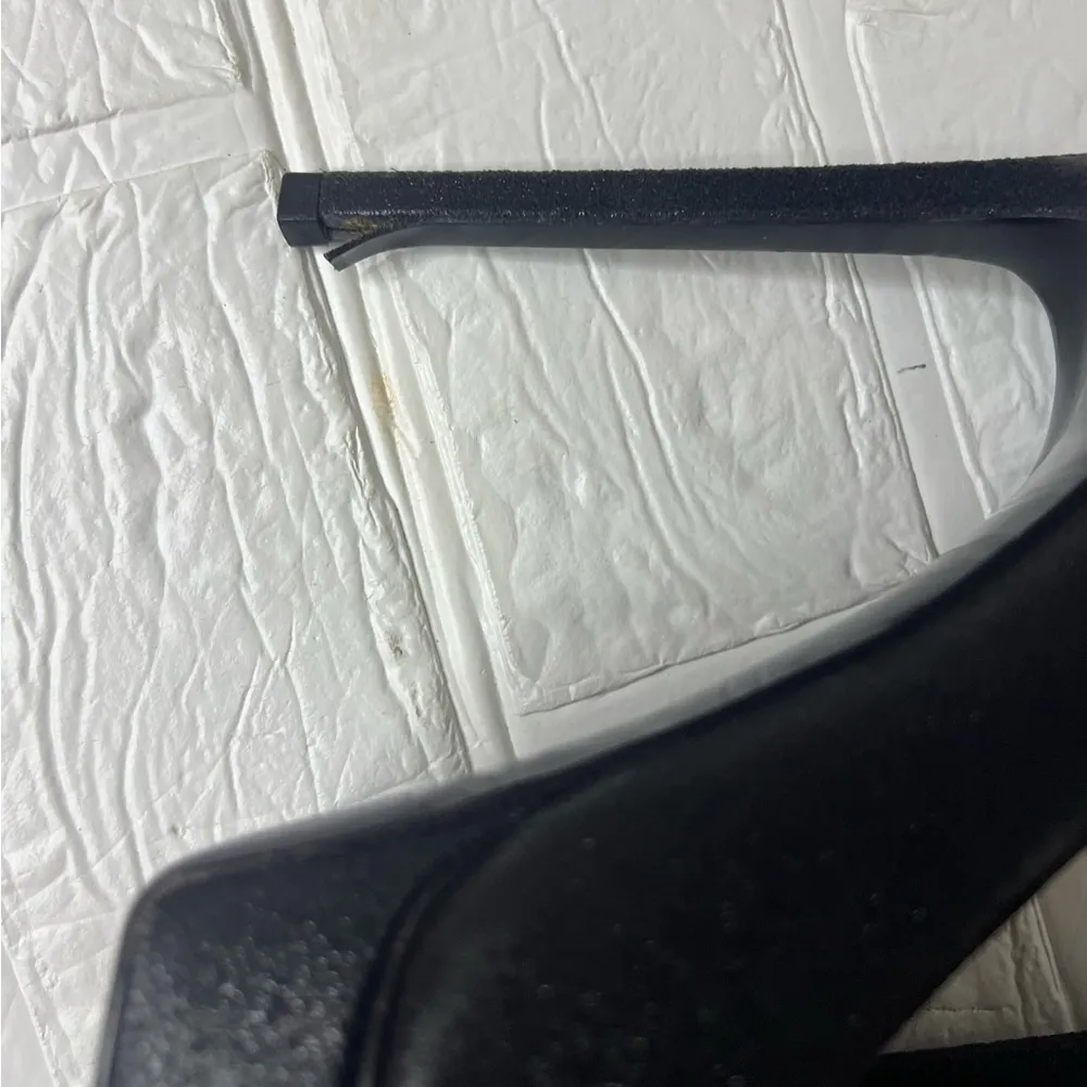 Saint Laurent  black shimmer heels 38 1/2 - Image 7