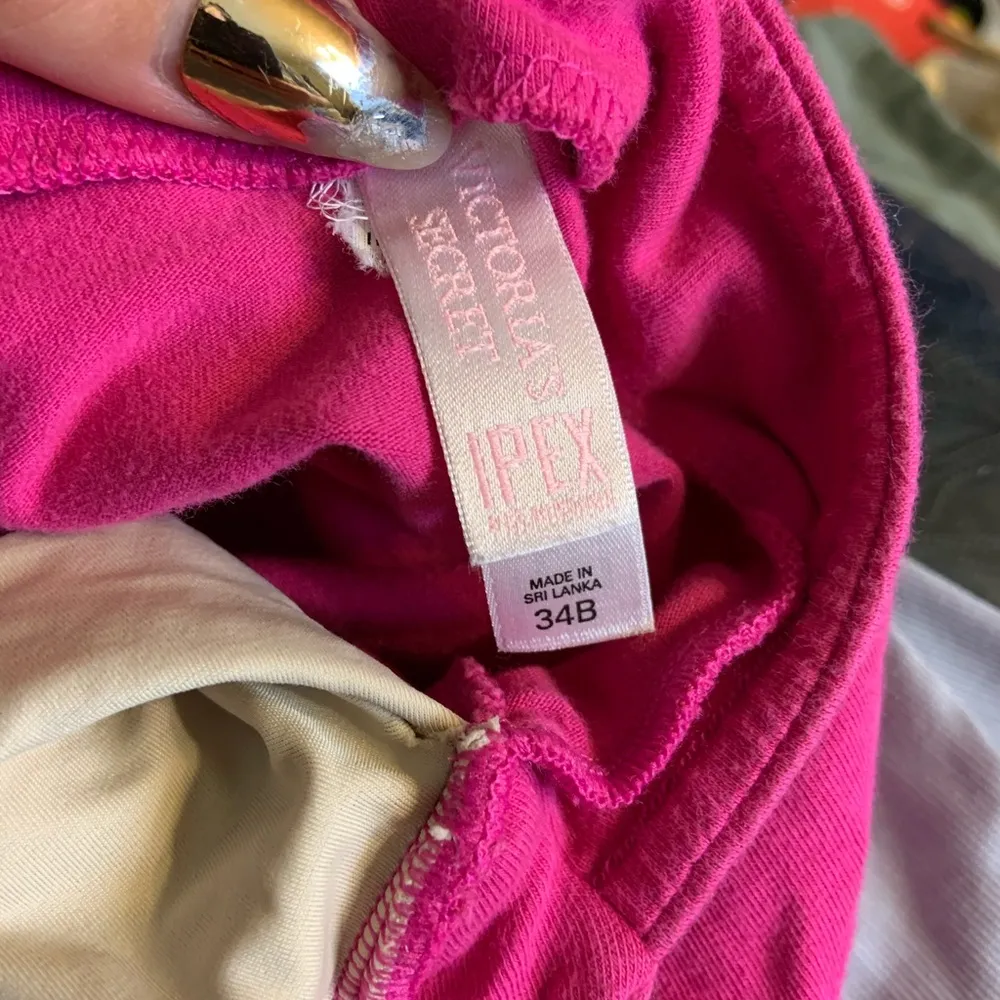 34B Victoria Secret Ipex Pink fitted halter dress - Image 8