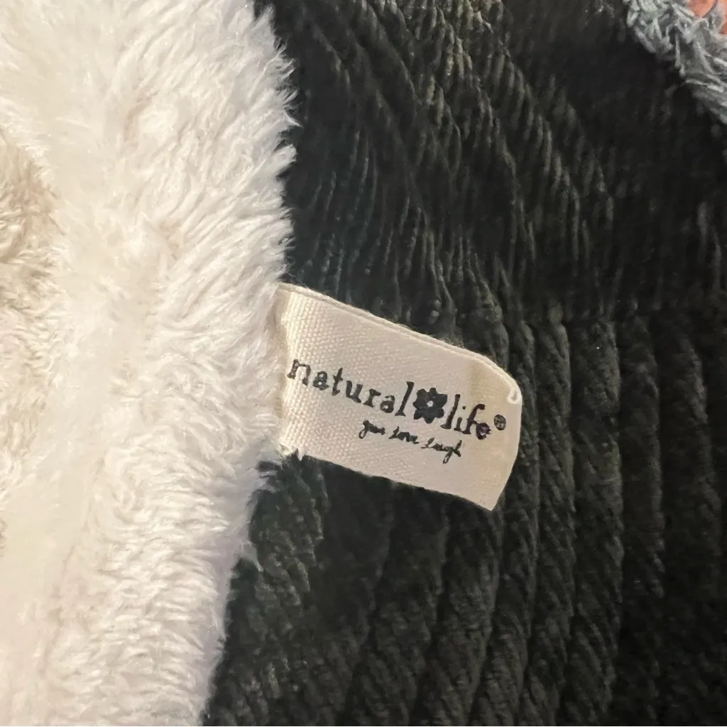 NATURAL LIFE Dark Green Velvet corduroy Frayed Edge Bucket Hat one size - Image 7