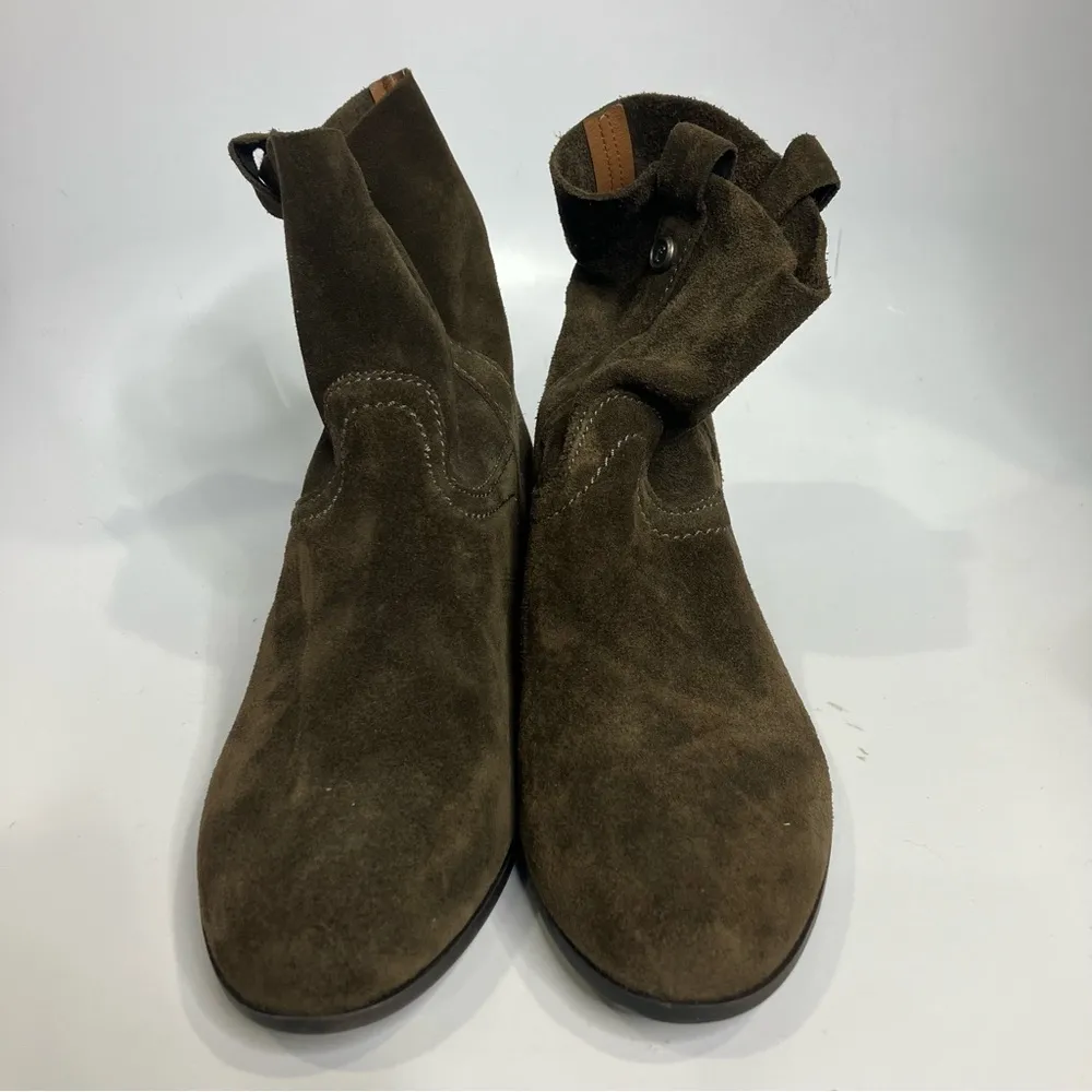 Frye & co brown suede ankle boots women’s size 9‎ boho casual minimalist - Image 3