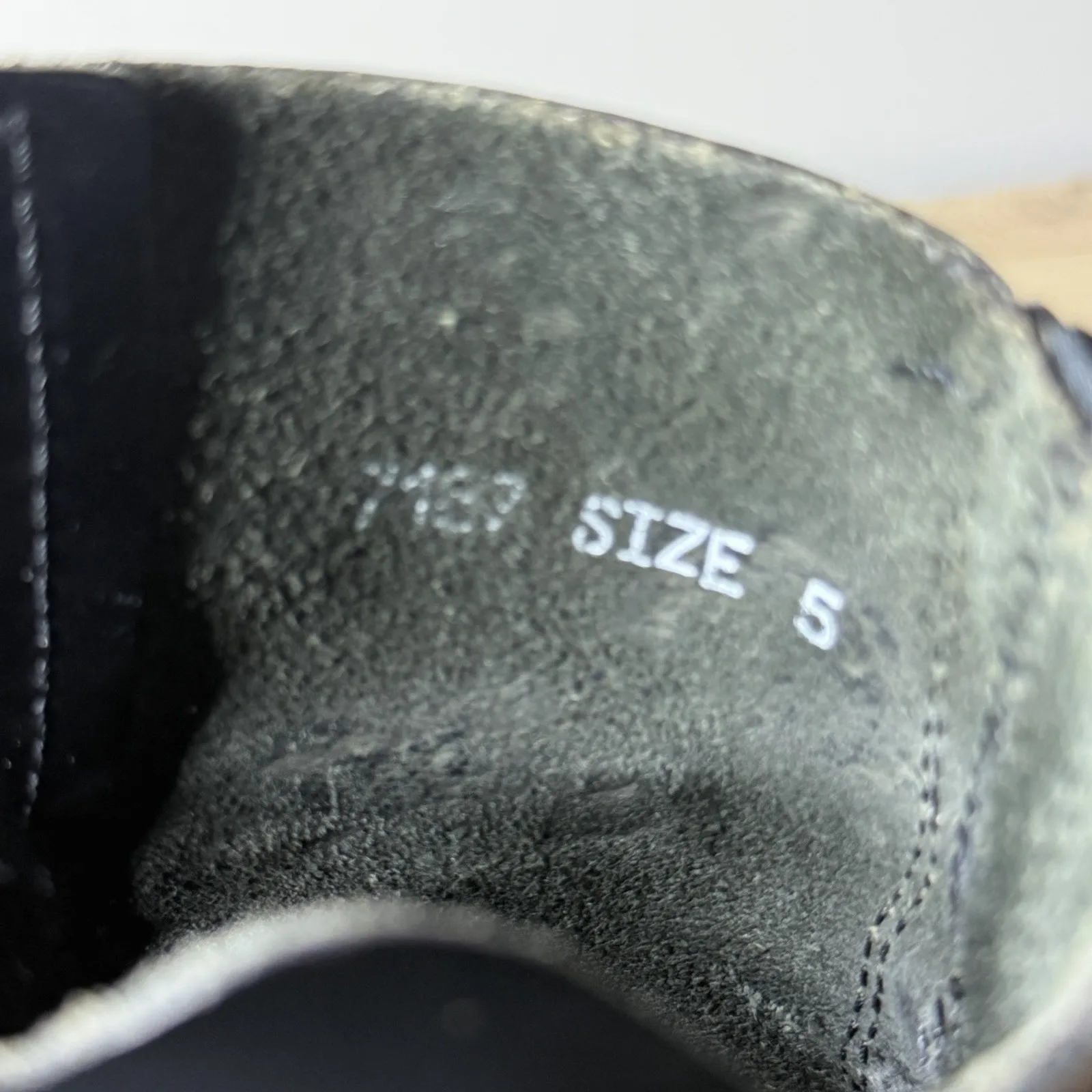 Vtg Dr. Martens 7187 Boots Made In England UK 5 Womens 7 US Black AirWair Grunge - Image 11