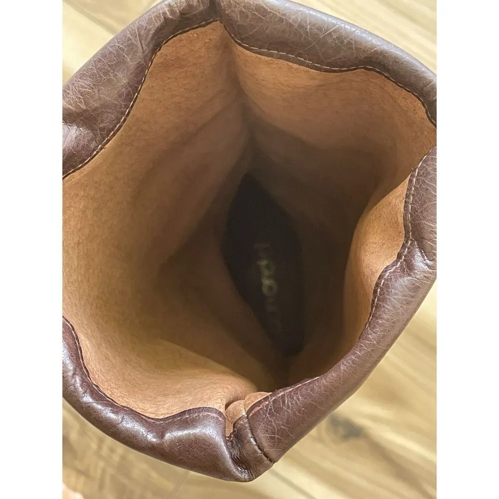 Vintage Joan & David Italian Leather Knee-High Boots – Brown, Size US 6 / EU 36 - Image 7