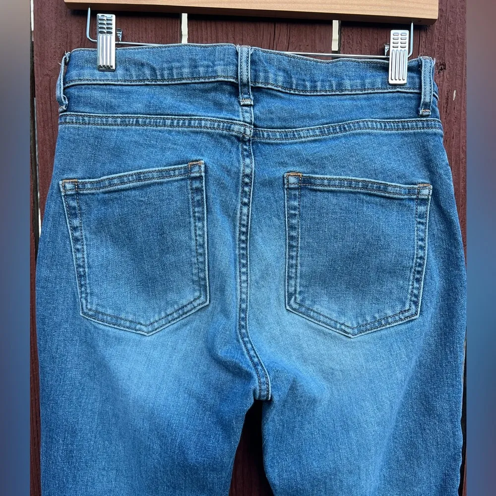 Everlane The High Rise Skinny Jeans Medium  Denim Blue Wash Size 28 - Image 8
