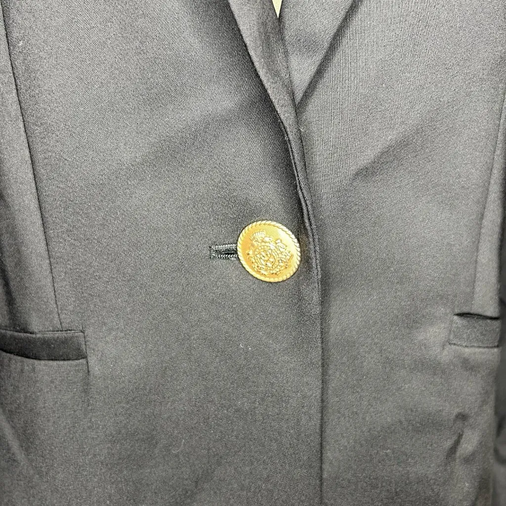 NWT Boston Proper Black Single Button Lined Business Blazer Sz 12 NEW - Image 4