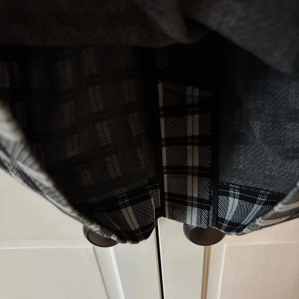 MM Lafleur Farnoosh Plaid Sheath Dress Checkmate Black White Checkered Size 4 - Image 8