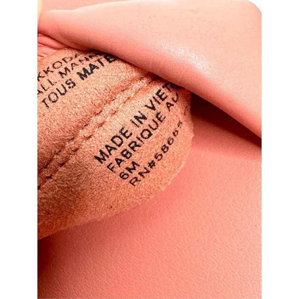 Nordstrom Rack Sandals Womens Size 6 Slip On Coral Slides - Image 10