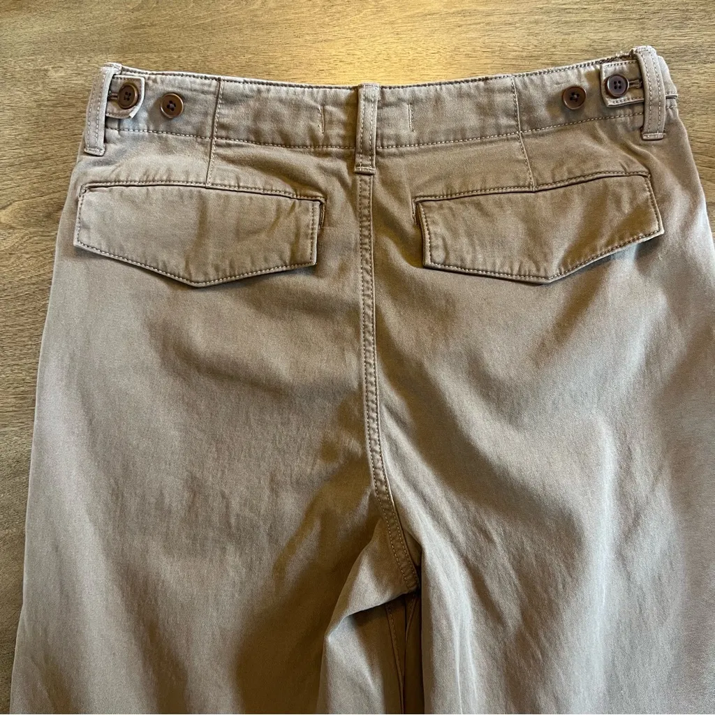 Madewell Low-Slung Baggy Utility Pants in Faded Birch Brown Size 26 - Image 11