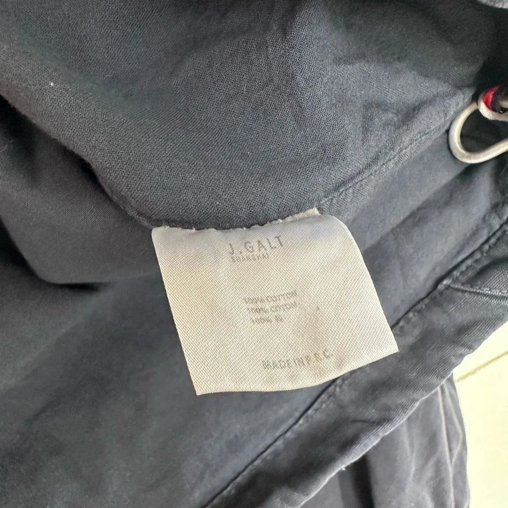 Brandy Melville  Navy Blue John Galt Windbreaker One Size - Image 4