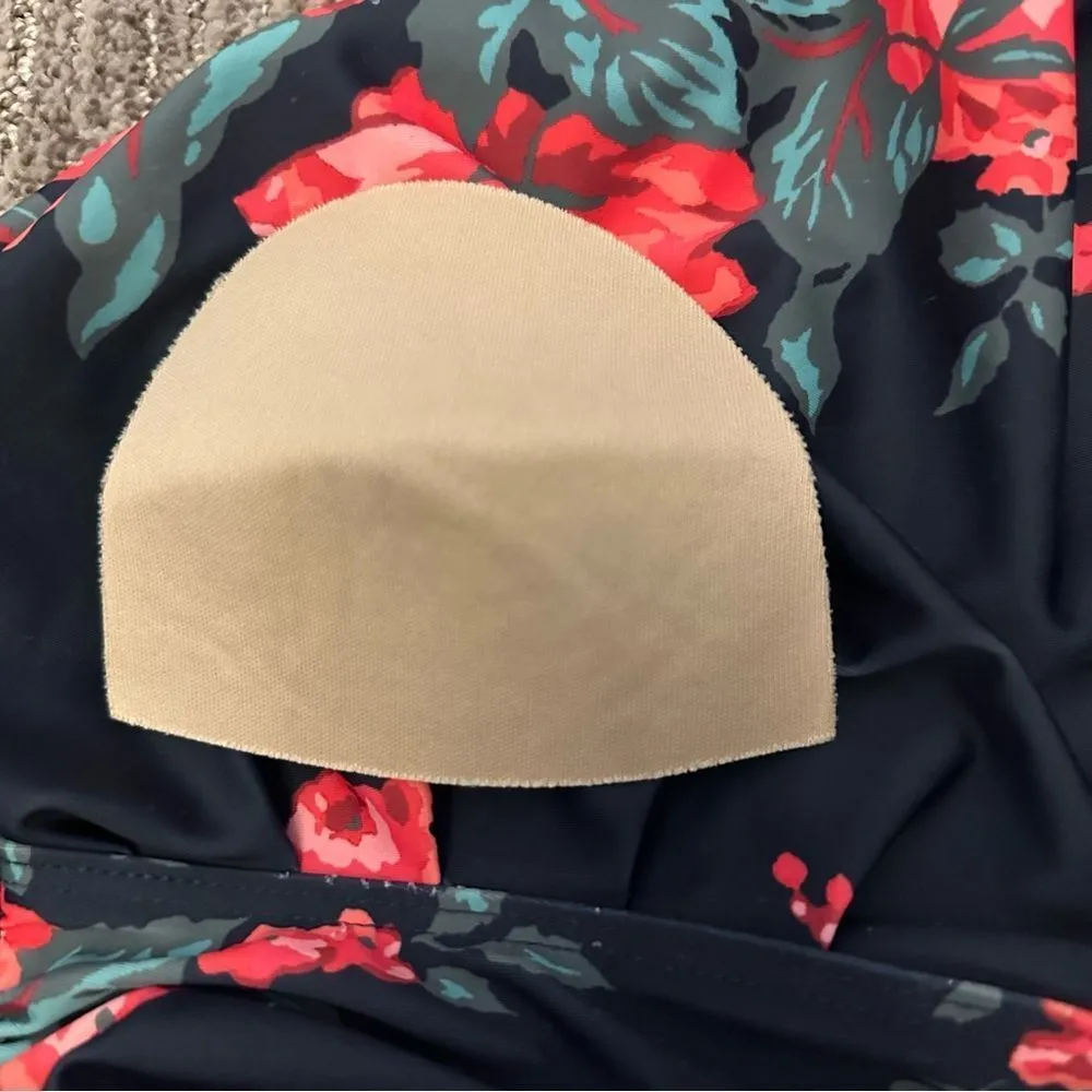 ALBION ICON RUCHED ONE-PIECE ANTIGUA floral print swimsuits size XS EXTRA Small - Image 7