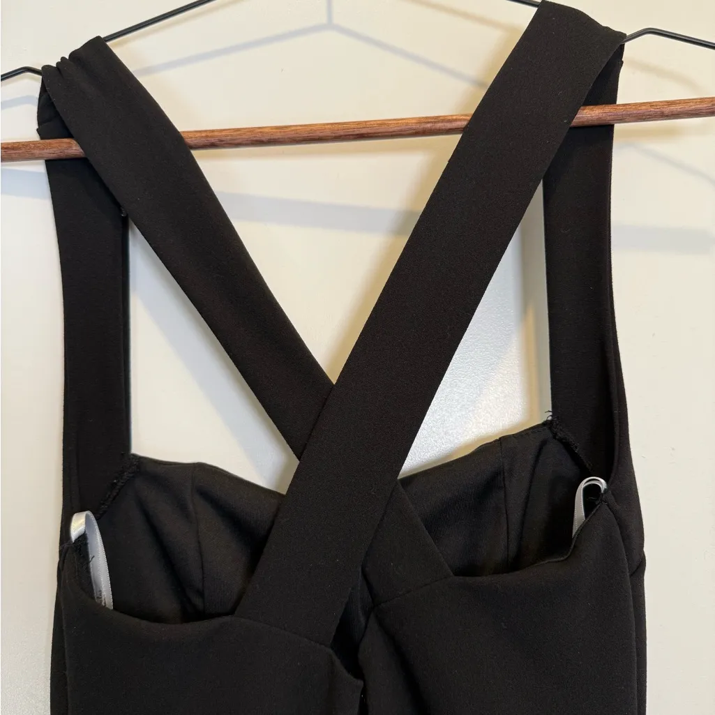 Lulu's Classic Black Strappy Dress - Image 4