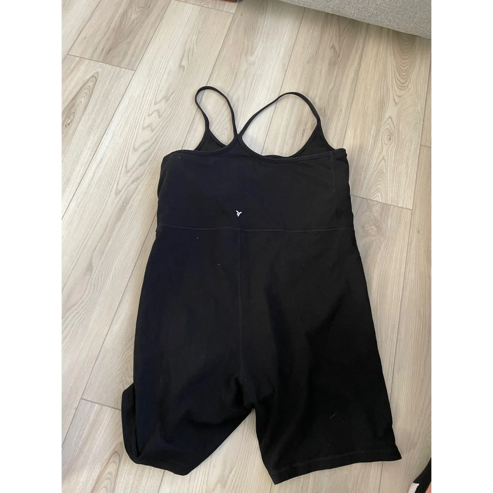 Old Navy Active Romper‎ XL Black PowerChill Go-Dry Sleeveless Athletic - Image 3