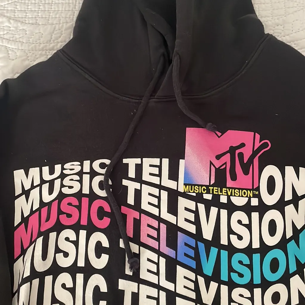 MTV Hoodie Black Size XL - Image 4