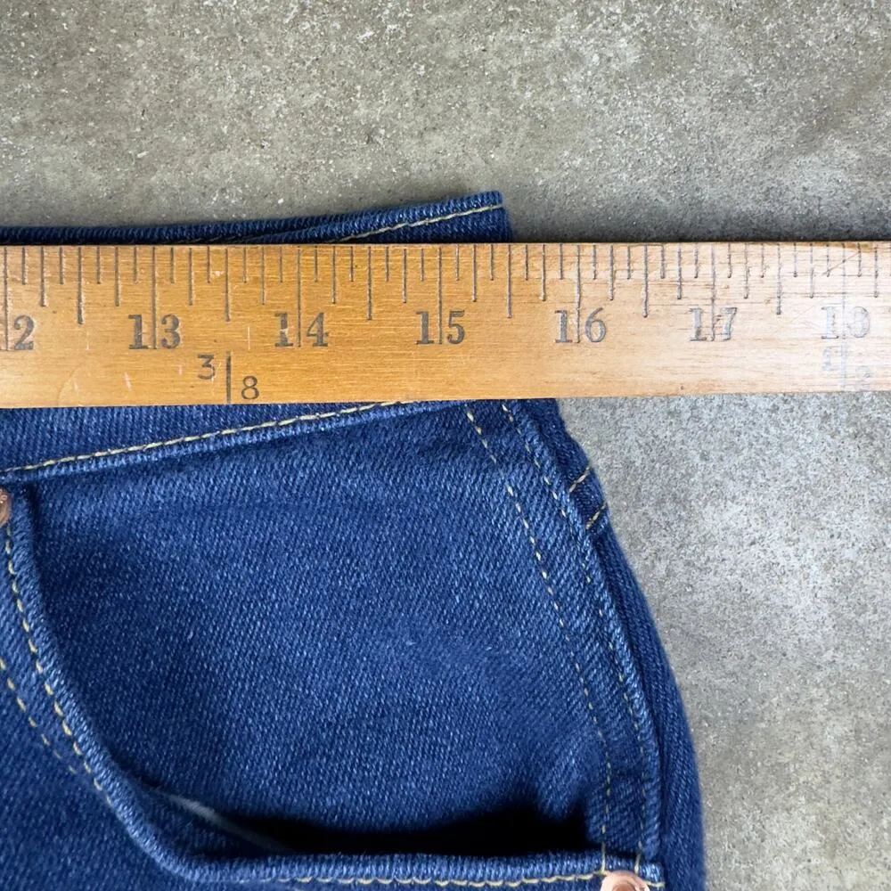 Vintage Lee Women’s High-Rise Jeans 18L Dark Wash, Excellent Condition 80’s 90’s - Image 6