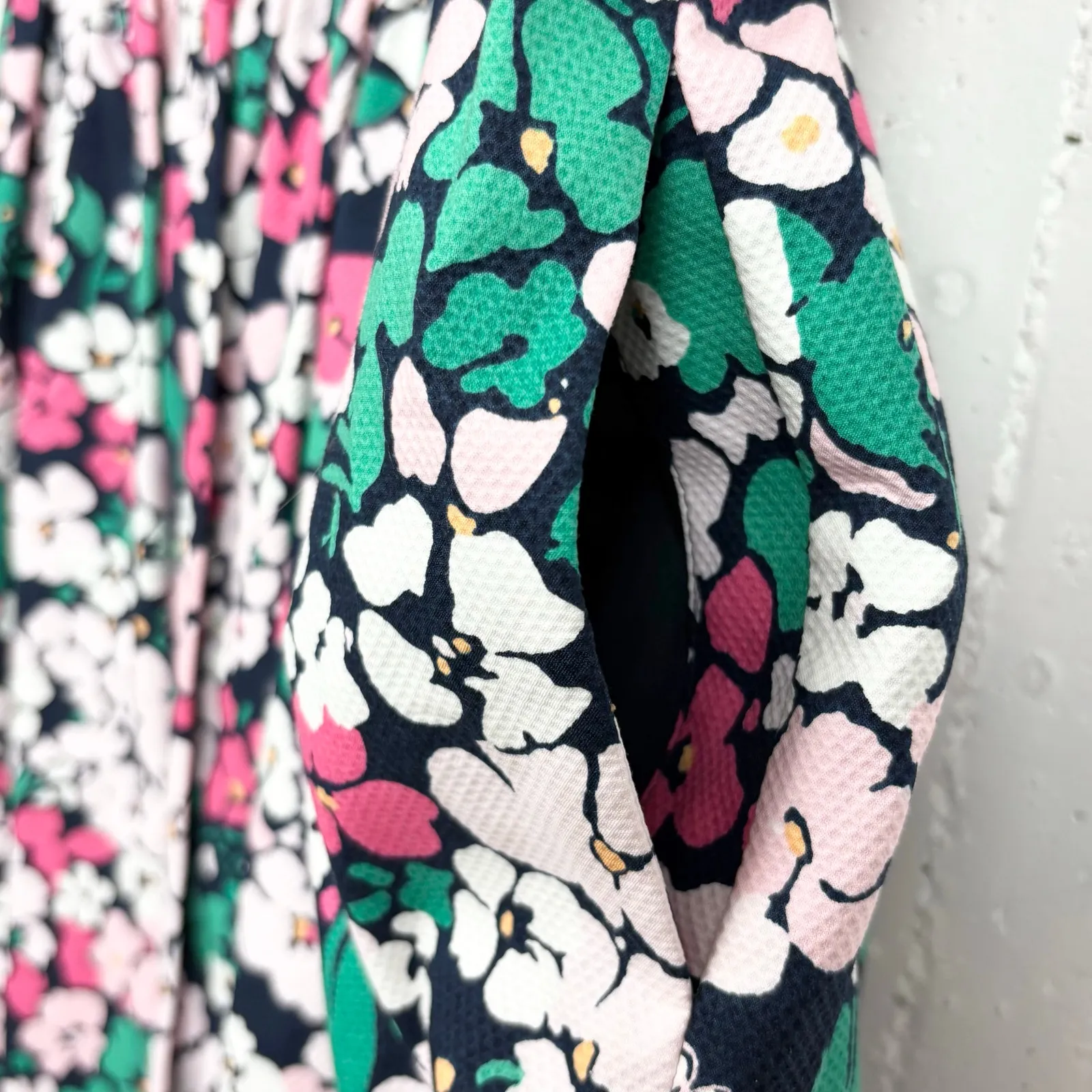 Brooks Brothers Womens Floral Dress Multicolor Lined Cotton Stretch Size 12 - Image 14