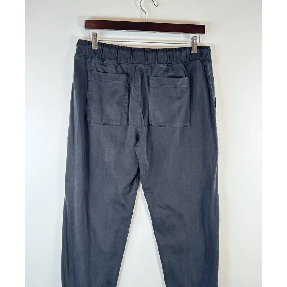 Bella Dahl Womens Pants Black Patch Pocket Jogger Relaxed Trouser Stretch Medium - Image 9