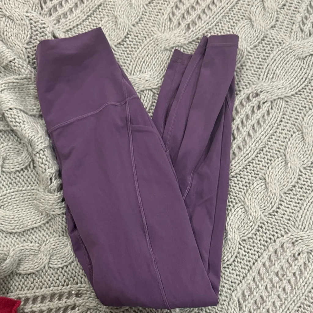 Lululemon Align High Rise Pant with Pockets 25" Grape Thistle - Image 6