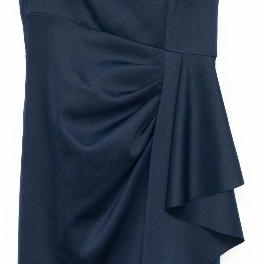 Xscape Jenny Long Scuba Off The Shoulder Rouched Dress - Image 12