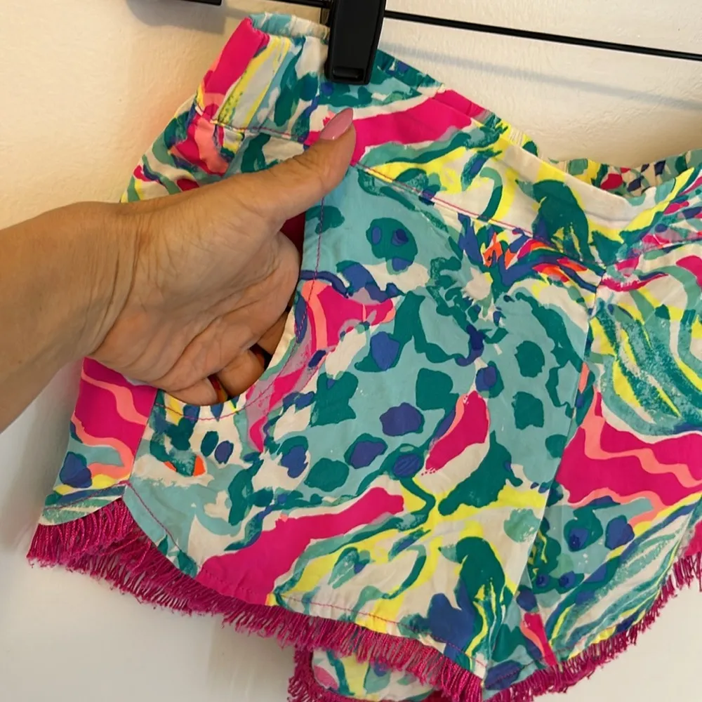 Lilly Pulitzer Cocoa Beach Fringed Shorts - Image 4