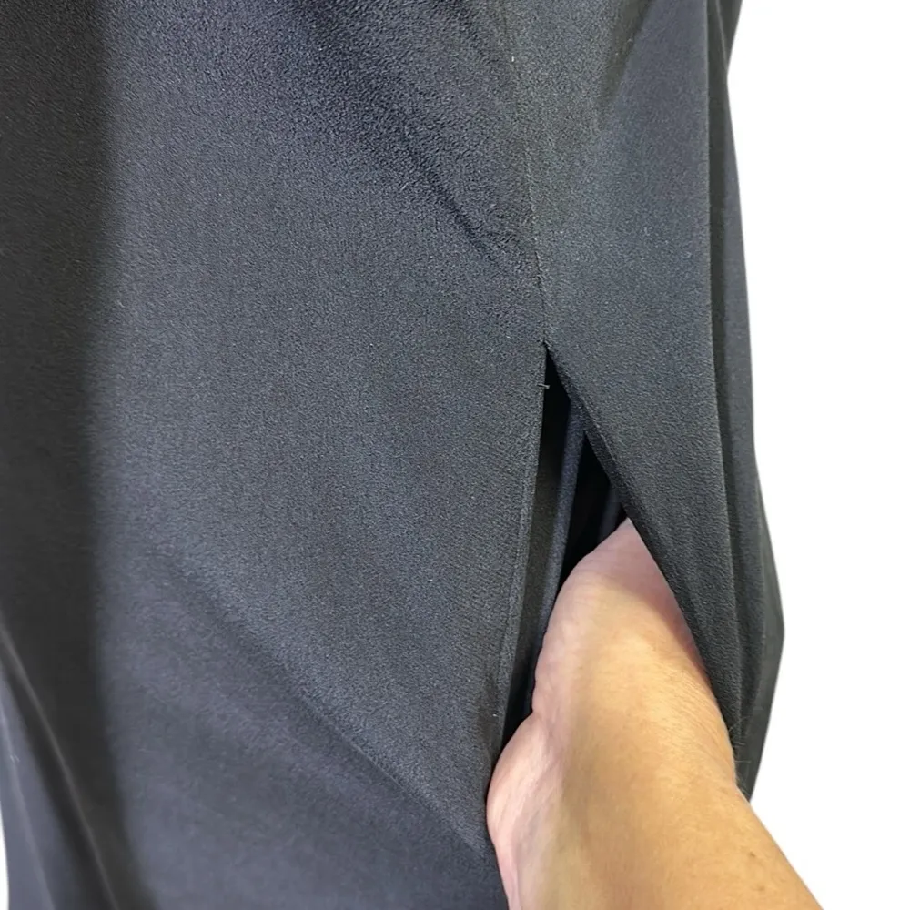 Silk Madewell Black Parkview Keyhole Back Sleeveless Pocket Dress Womens Medium - Image 6