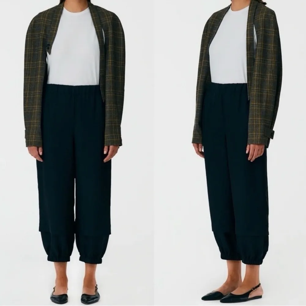 Tibi  Fabienne Ecoupe Pull On Cupro‎ Jogger Black XS - Image 2