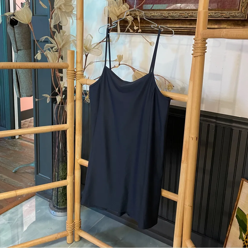 Old Navy Powersoft Cami Dress Dusk Navy Shelf Bra & Shorts - Sz XXL 💚🎀 - Image 3