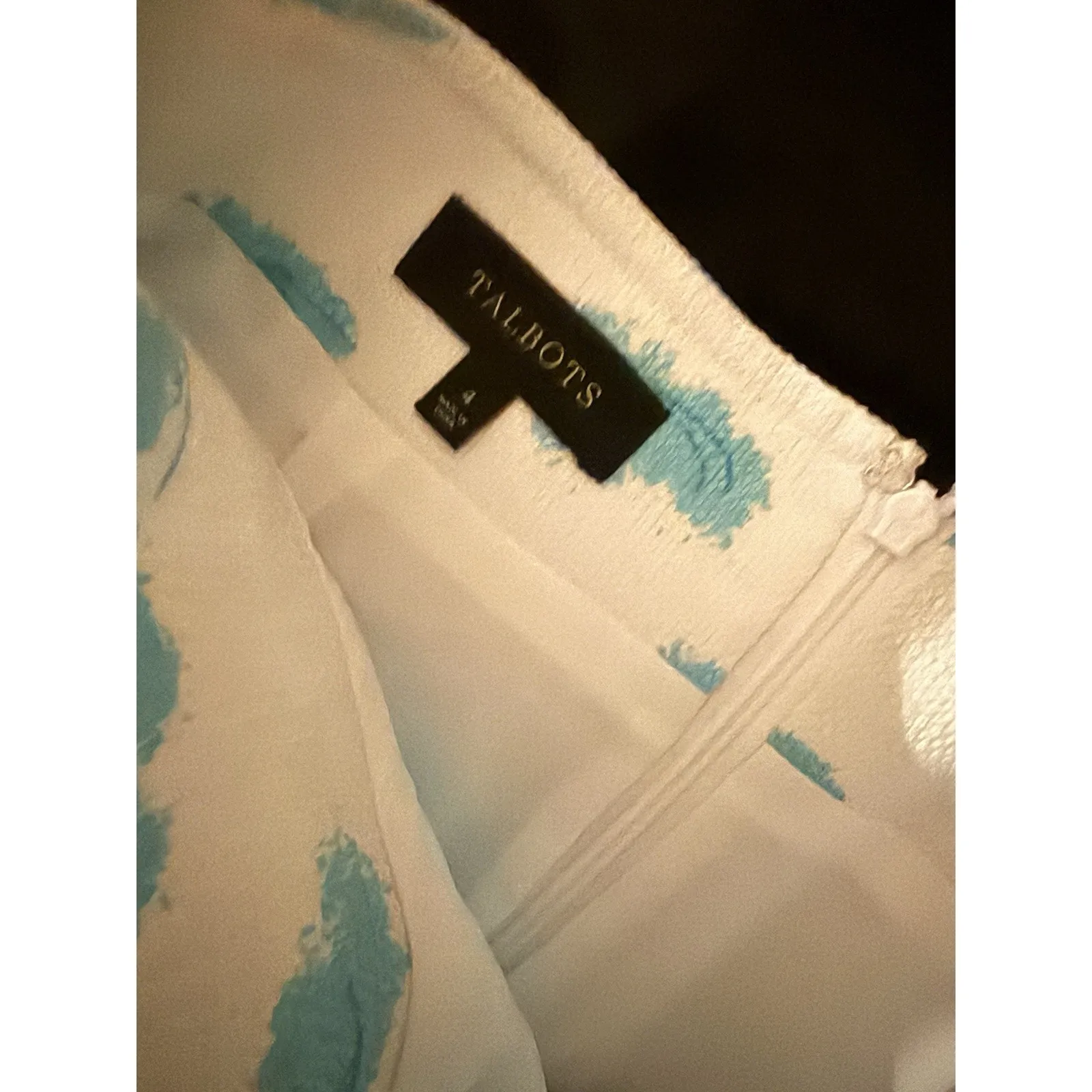 Talbots Women’s Pencil Skirt Venice Italy‎ Canal Cityscape Scene Lined Size 4 - Image 9