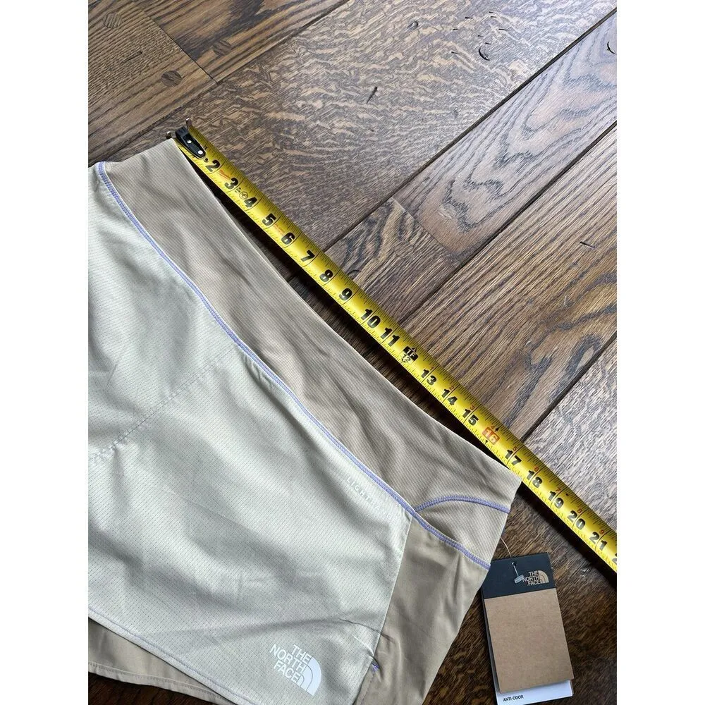 The North Face Women's Summer Light Shorts 2.5" Gravel Khaki Stone NWT Large - Image 5