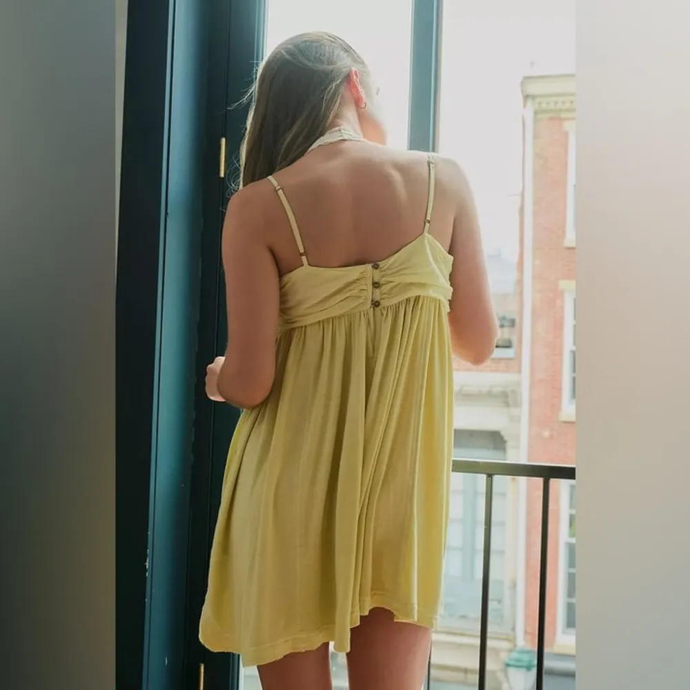 NEW Free People Intimately Heating Up Romper, Yellow Size XS New w/Tag - Image 3