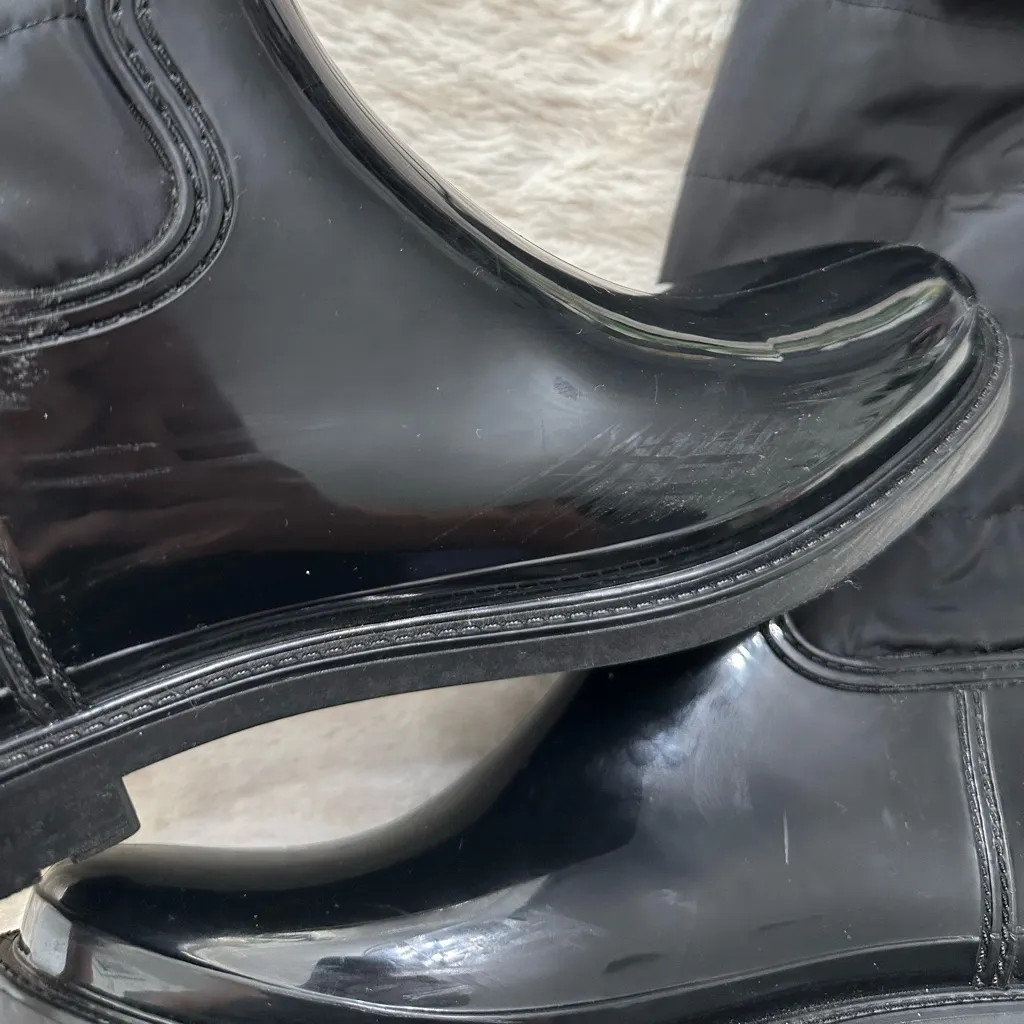 Calvin Klein  Womens Black Puffer Waterproof Winter Boots size 11 - Image 4