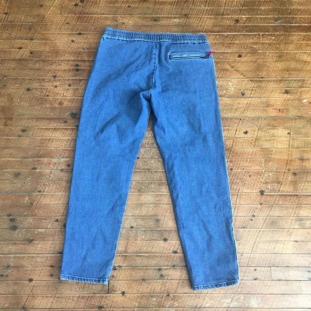 Levi's Levi waterless denim joggers with side stripes and drawstring waist - Image 4