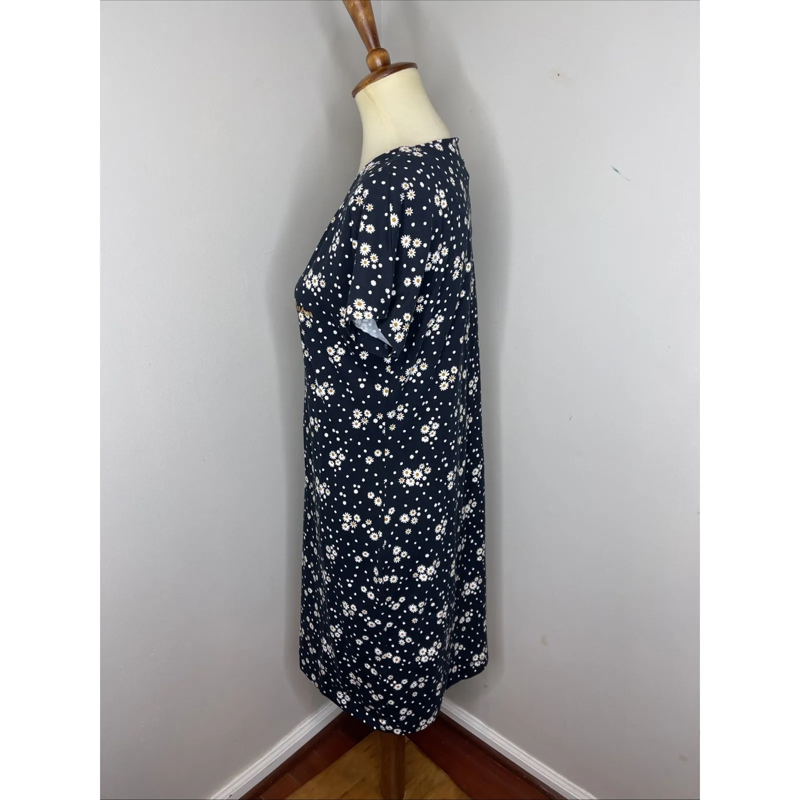 New Babour Harewood Print Dress in Navy Coastal Print US 8‎ - Image 2