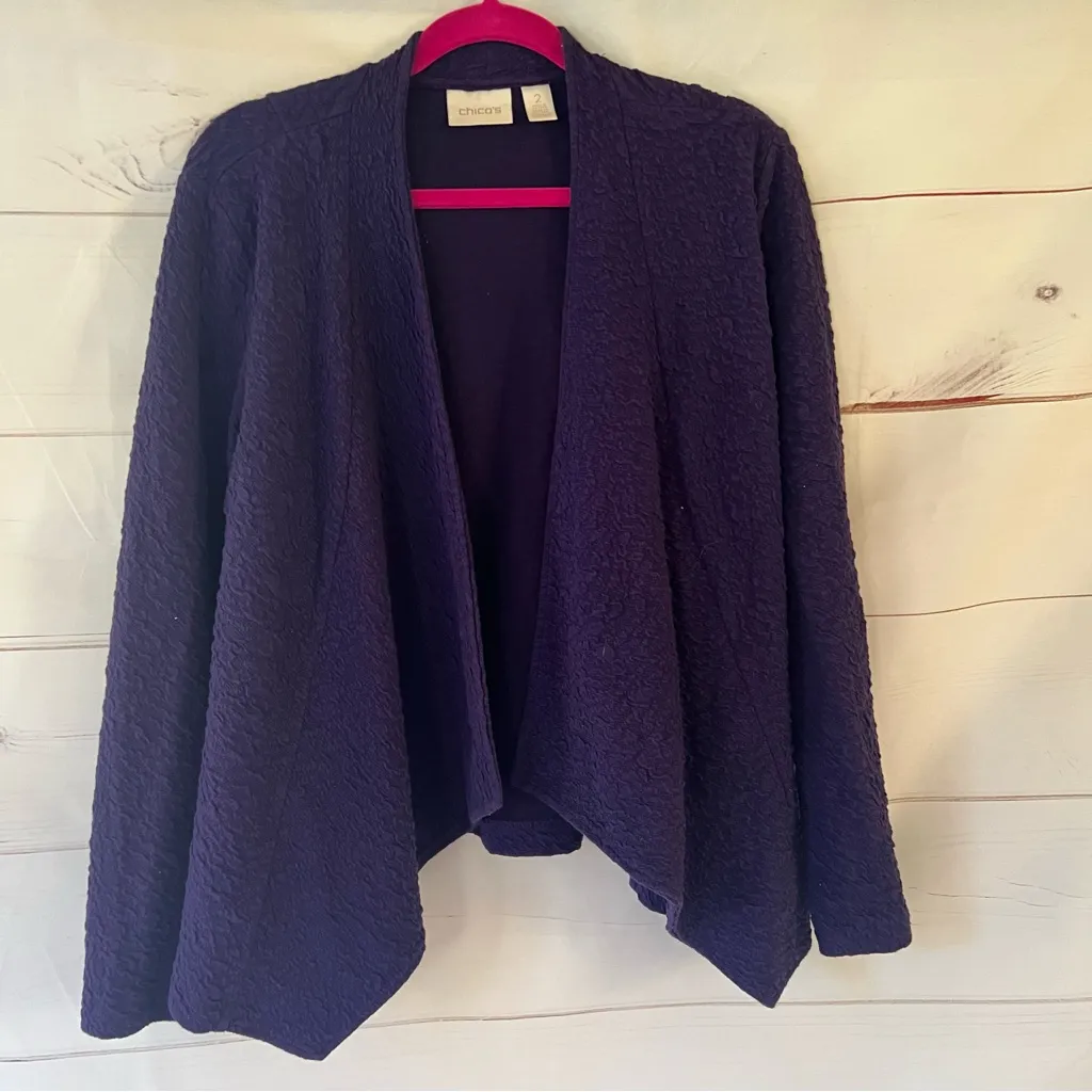 Chico purple blazer Size large - Image 9
