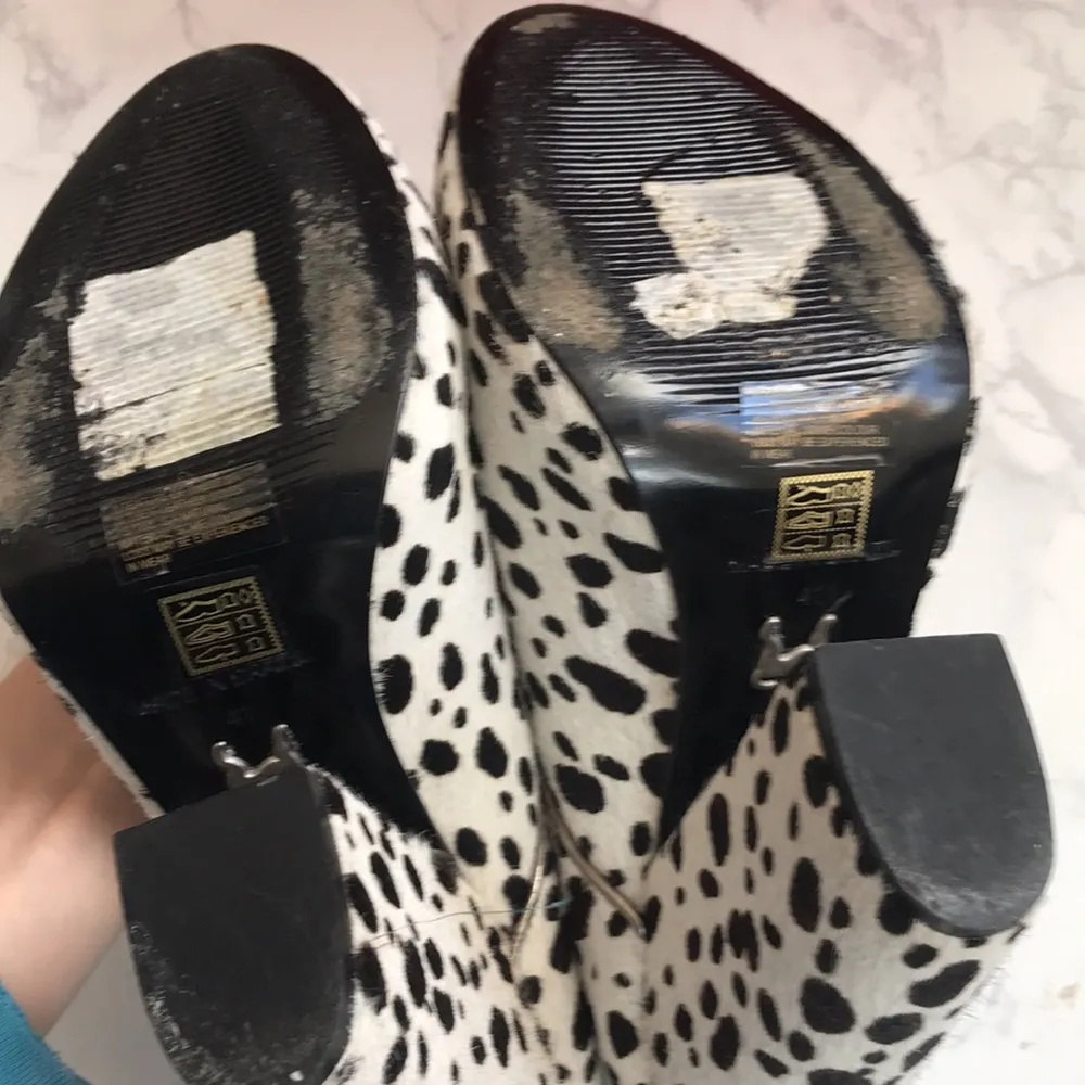 Topshop Unique Calf Hair Dalamation Print Mary Jane Heels - Image 3