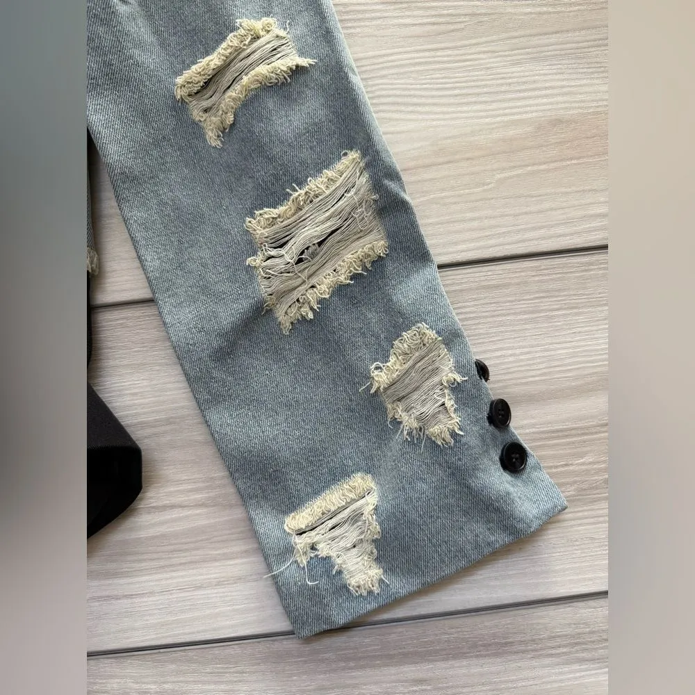 Monika Temperament Jacket Blue/Black Small NWT IN PACKAGE Black - Image 6