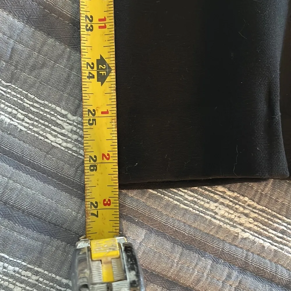 MNG by Mango Black Trouser Pants Straight Leg Size XS GUC #3266 - Image 2