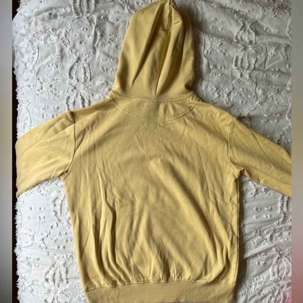 Women’s S Yellow Beige Sweatshirt Hoodie - Image 2