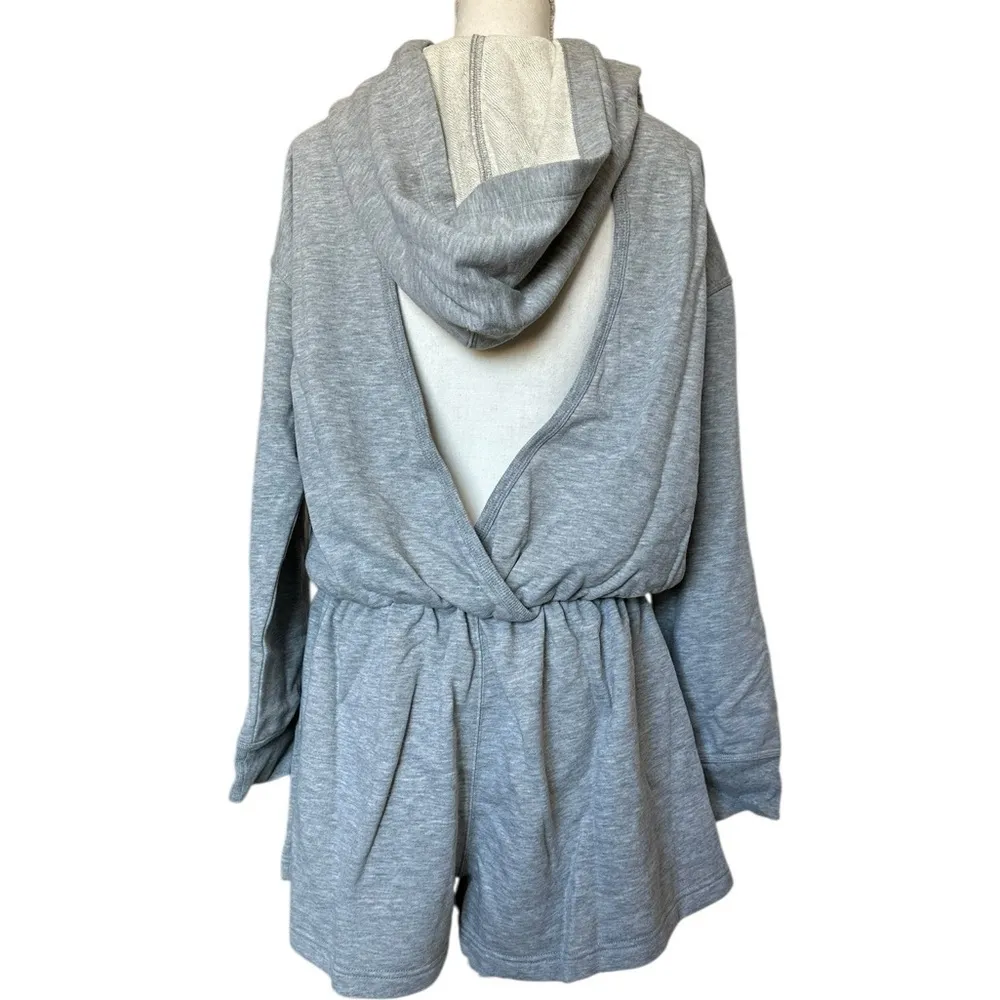 #34 NWOT  Free People Such A Flirt Romper in Heather Grey - Image 8