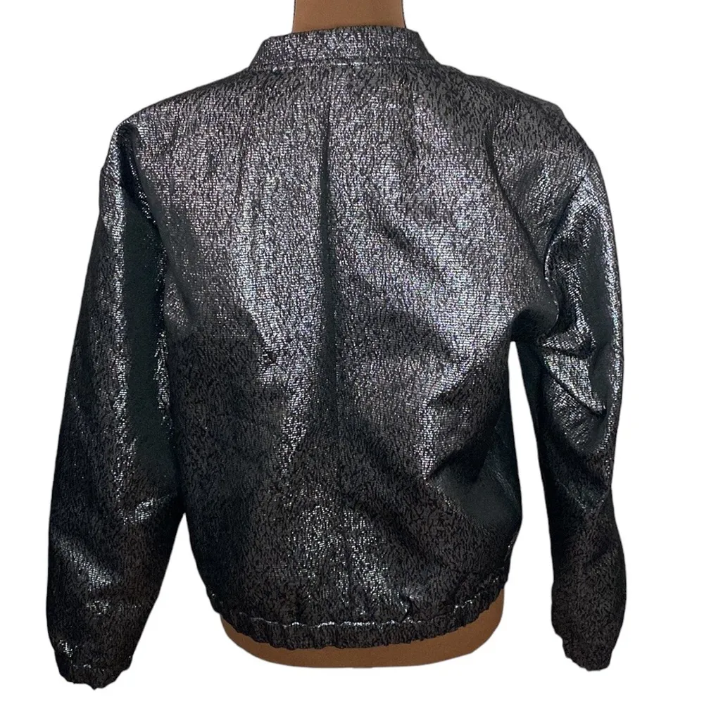 Rosie Huntington-Whiteley x Paige Kimi metallic oversized brocade puffer jacket - Image 5