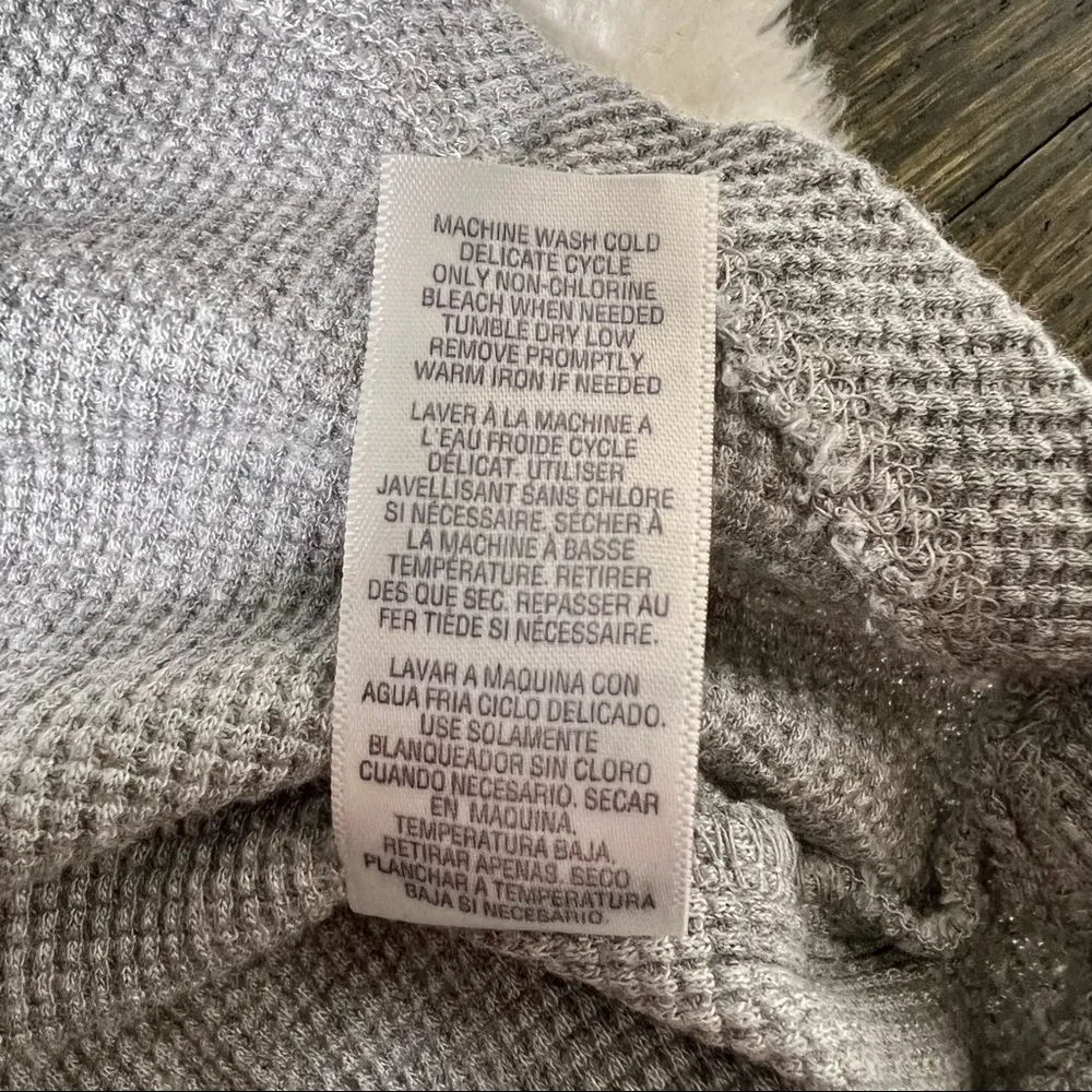 Splendid Venice Thermal Waffle Knit Stripe Raglan Top - Image 12