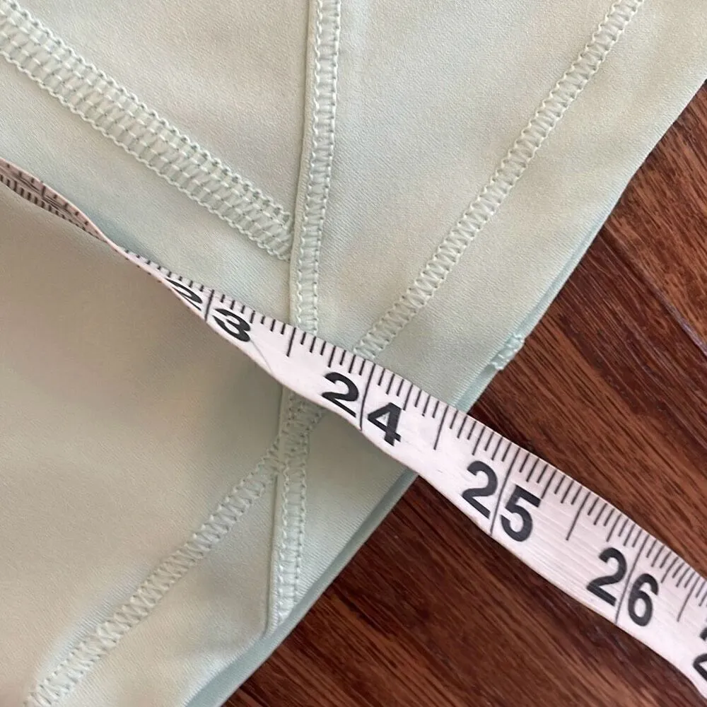 Lululemon power up cross back tank aqua size 8 - Image 3