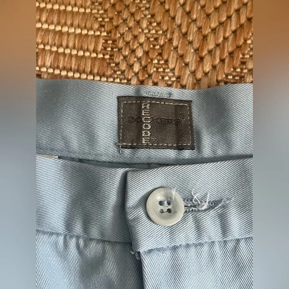 Docker's Women's Original Pleated Light Blue Recode Shorts,Size 12 - Image 6