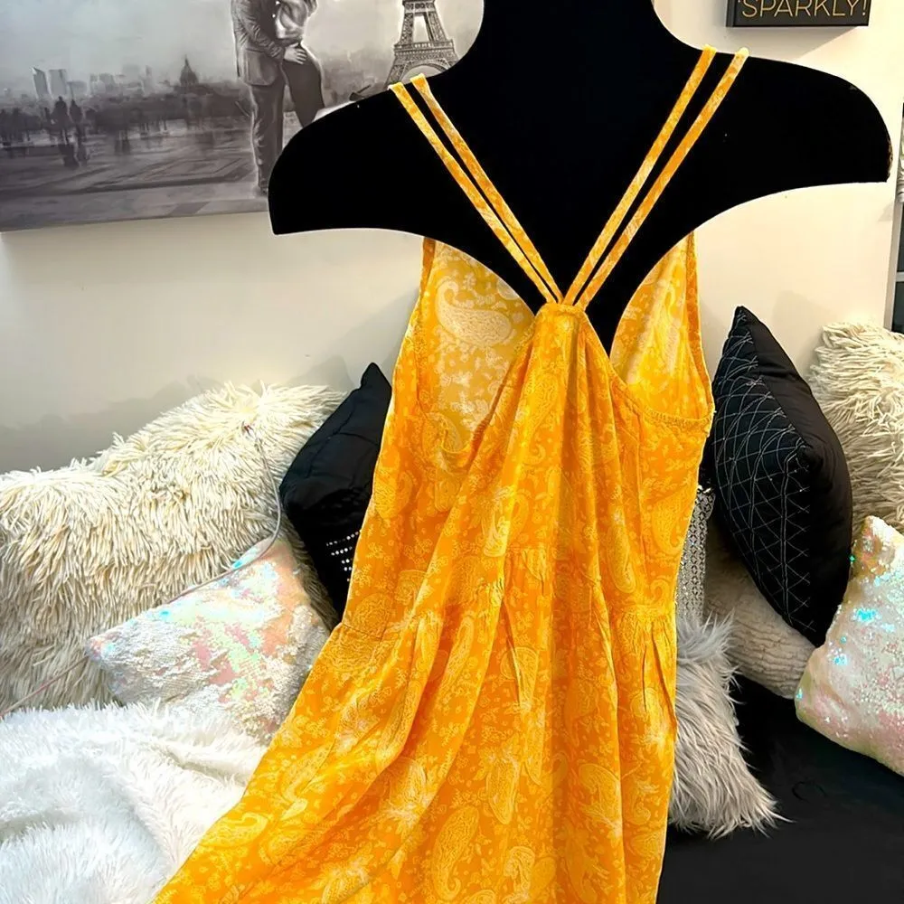 Yellow Floral Maxi Dress - Image 6