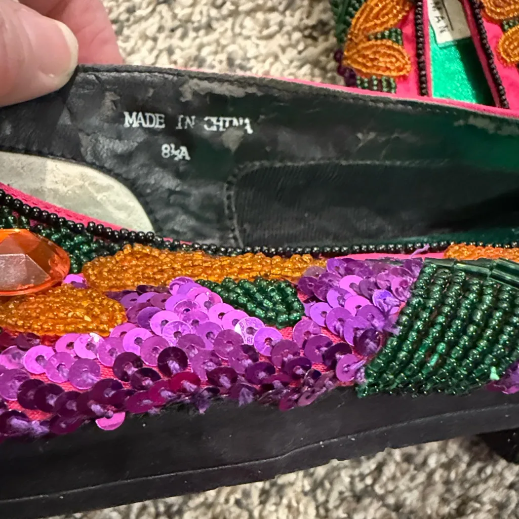 Beverly Feldman vintage flats 8.5 Purple - Image 8